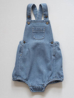 Denim Romper