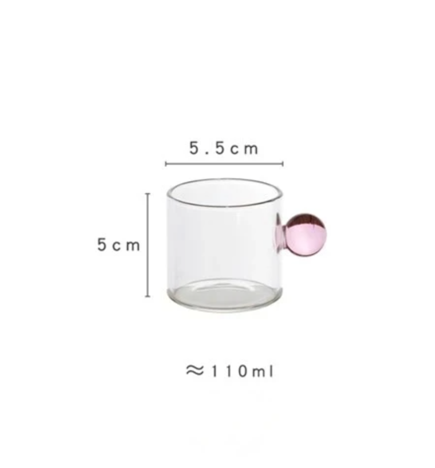 Bubble Glass Espresso Cups