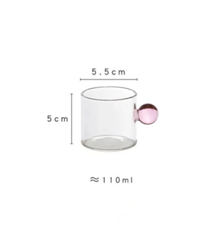 Bubble Glass Espresso Cups