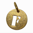 LETTER BRASS CHARM