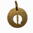 LETTER BRASS CHARM