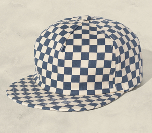 Kids Checkered Twill Caps