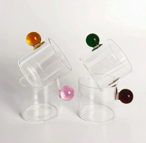 Bubble Glass Espresso Cups