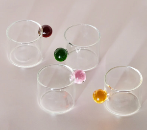 Bubble Glass Espresso Cups