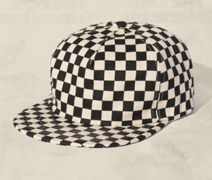 Checkered Twill Caps