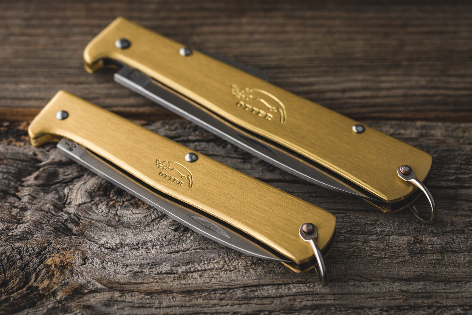 Brass Otter Knife